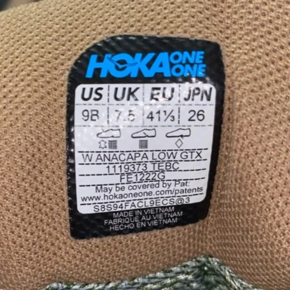 Hoka Women's Anacapa Low GTX Hiking Shoe - Waterproof - Size 9 - Picture 8 of 13